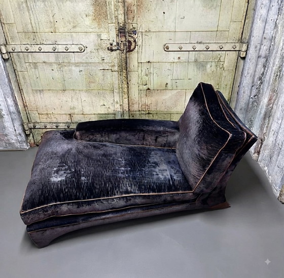 Velvet Chaise Longue, Design Bart van Bekhoven, Artistiek Breda – Wood (photo 2 of 5)