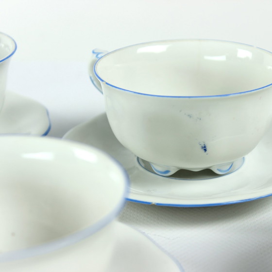 Image 1 of Juego de té y café de porcelana de Pirkenhammer Brezova, década de 1950