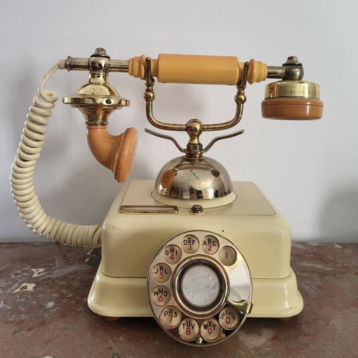 Telefono rotativo d'epoca PTT