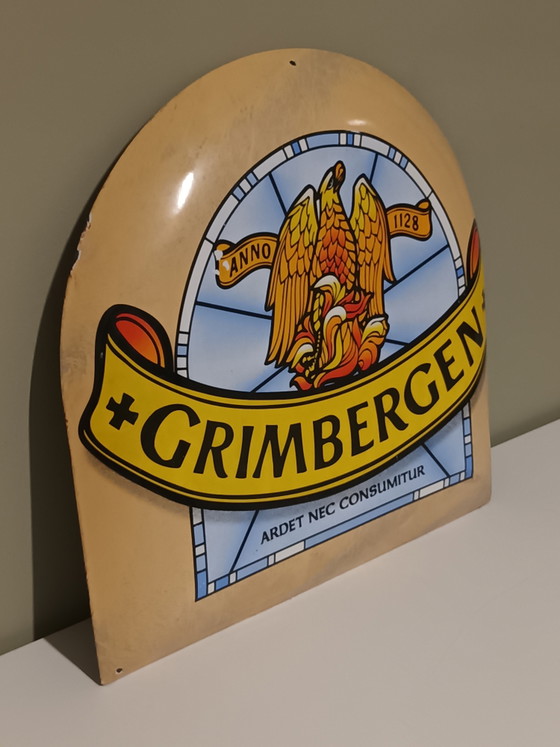 Panneau publicitaire émaillé Grimbergen – Décorations murales, Metal (photo 3 of 6)