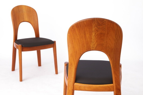 Image 1 of Set di 6 sedie da pranzo del designer danese Niels Koefoed (anni '70)
