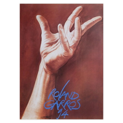 Carteles oficiales ROLAND-GARROS Ernest Pignon-Ernest Póster 1994