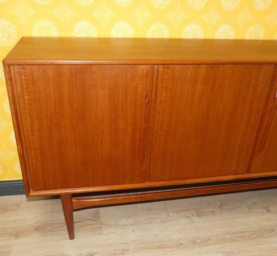 Image 1 of 60s TEAK sideboard RT Möbel Heinrich Riestenpatt mid century design retro sixties 2,25m RT 200 Type