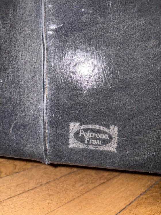 Image 1 of Poltrona Frau Chester leather sofa by Renzo Frau.