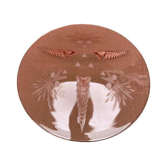 Image 1 of Assiette à saumon de style Art déco, Brzozówka, aciérie de Niemen, Pologne, vers 1930