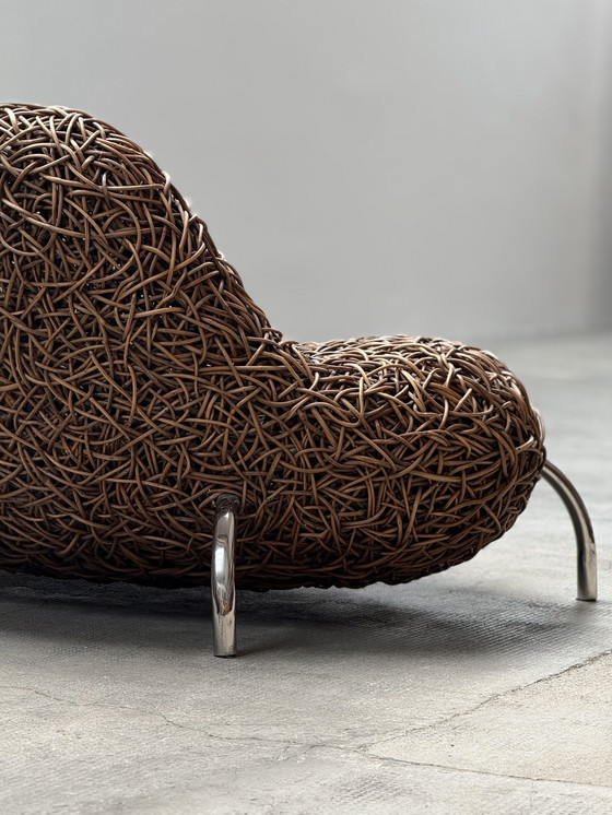 Image 1 of Udom Udomsrianan voor Planet 2001 "Nest Chair" rotan fauteuil