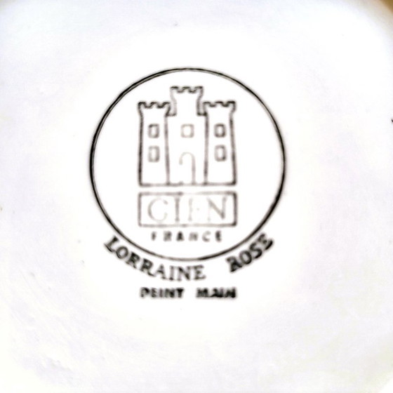 Complete Gien Lorraine 24-Piece Dinnerware Set in Very Good Condition – GIEN (France), Crockery, Porcelain (photo 7 of 9)