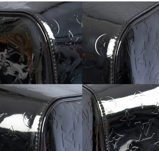 Image 1 of Borsa LOUIS VUITTON Keepall in cuoio argentato - 100226