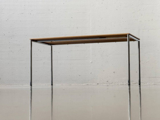 Image 1 of Tavolo con piano effetto rovere di Sedorama, Svizzera, anni '90