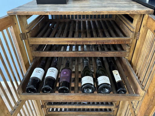 Vintage wine cabinet