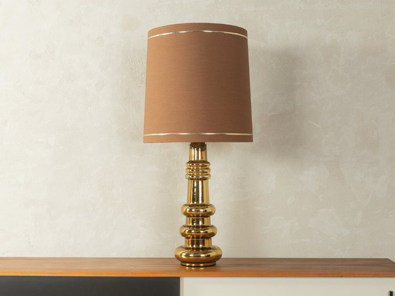 Image 1 of Lampe de table en verre des années 1970