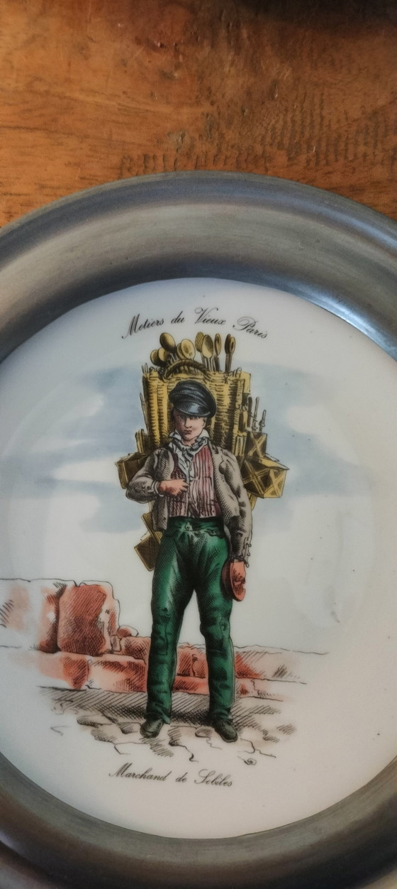 Image 1 of Juego de platos de porcelana Campos Elíseos París Francia