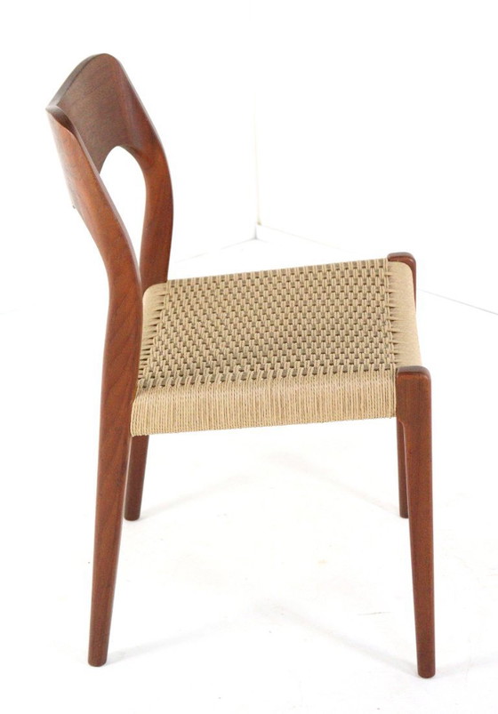 Image 1 of Set di 4 sedie Niels O Möller modello 71 vintage danese