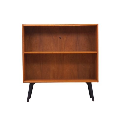 Libreria in teak, design danese, anni '70, produzione: Danimarca
