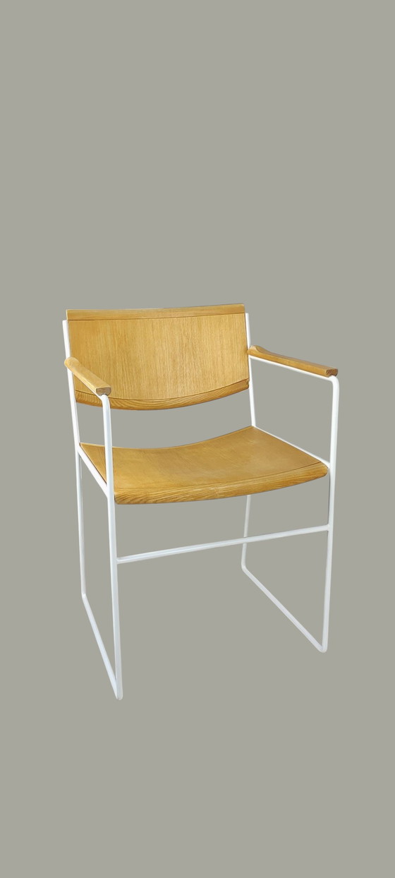 Image 1 of Postmoderne Arco Esszimmerstühle 1980er Jahre