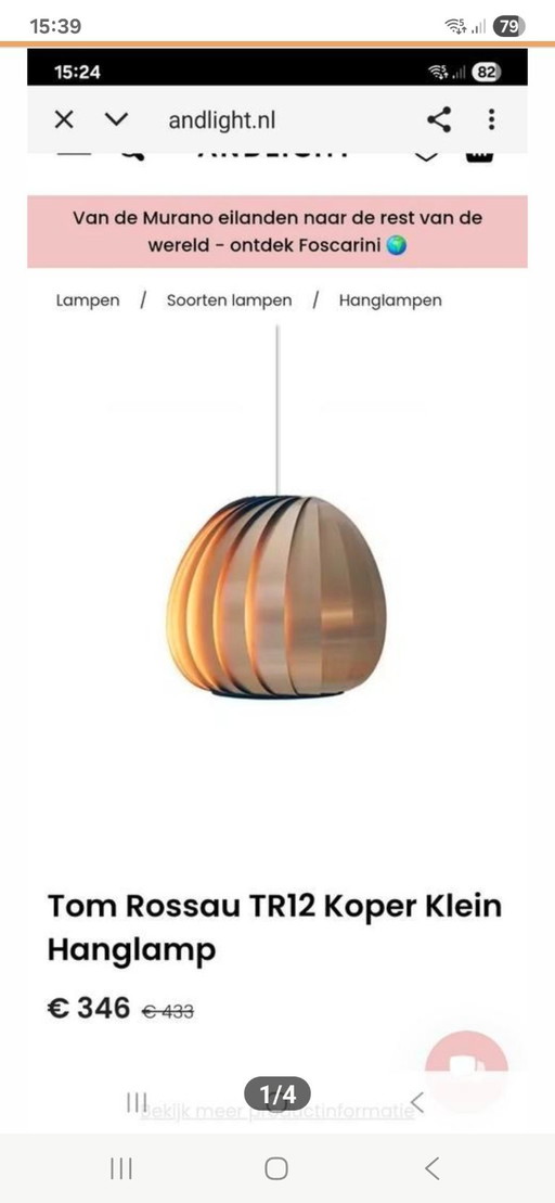 Tom Rossau pendant lamp TR12