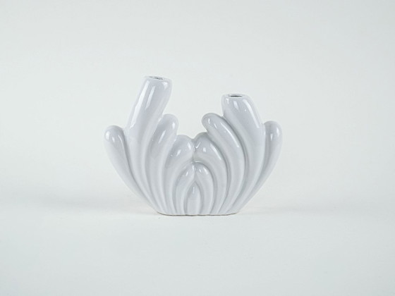 Image 1 of Ceramic vase, art deco, 1980s, production: Italy