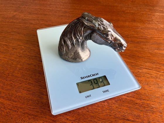 Image 1 of 🇫🇷 Apribottiglie color argento a forma di testa di cavallo "HORSE" PARIS