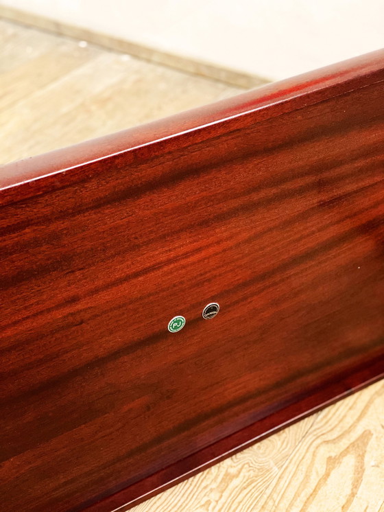 Image 1 of Mahonie bank- of salontafel door Ole Wanscher voor Poul Jeppensen