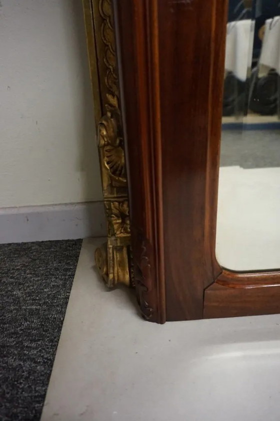 Specchio grande in mogano intagliato, 110x180 cm – Wood (photo 11 of 19)