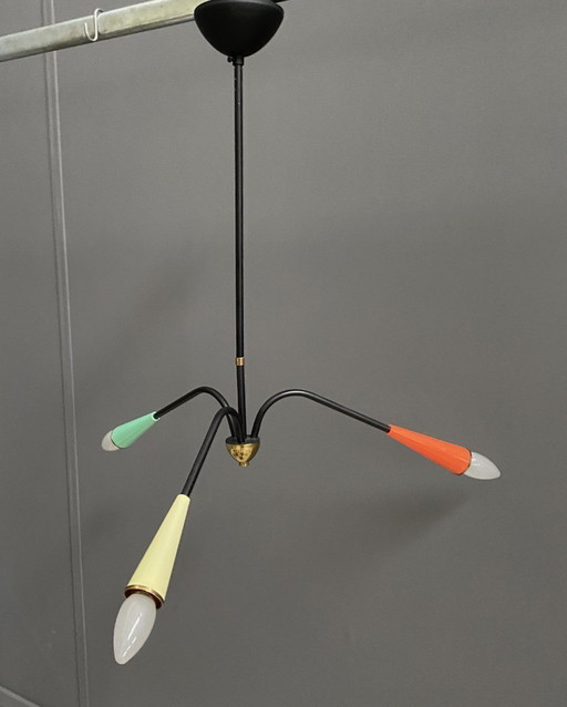 Colorful Spider ceiling lamp  1960s