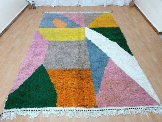 Image 1 of Tapis berbères multicolores en laine 250cmx150cm