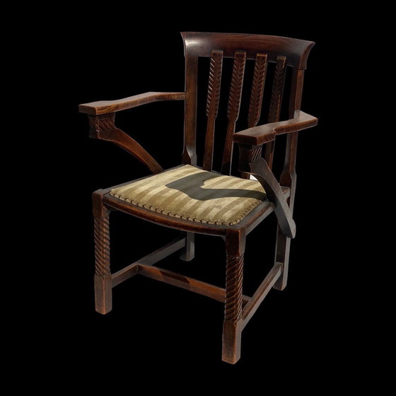 Image 1 of British Arts And Crafts Or Art Deco Chair