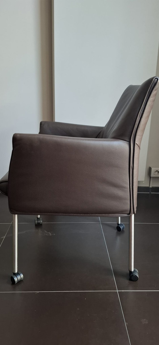 6 KING METAL Armchairs by Jan Neggers – Dining chairs, Leather (photo 4 of 13)