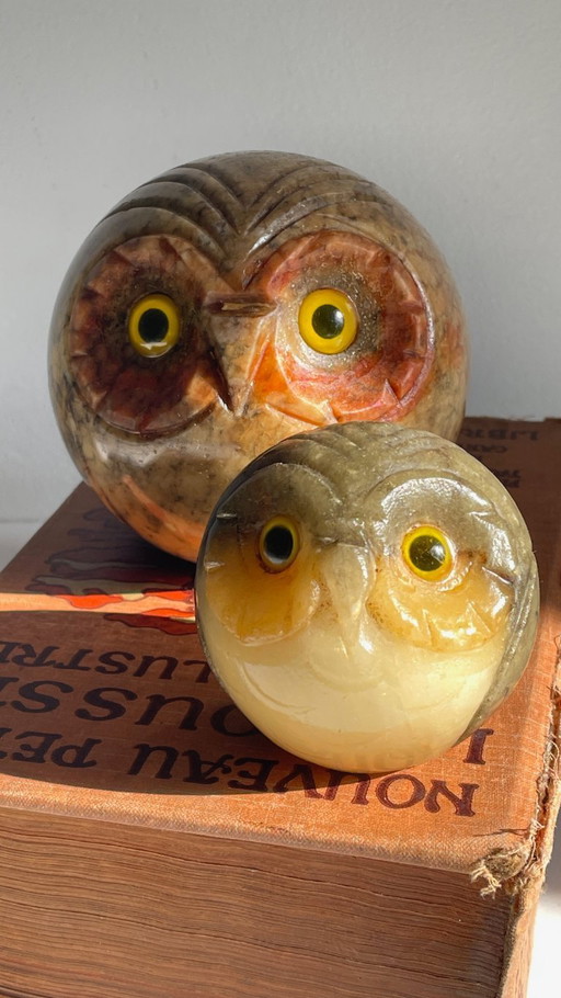 Vintage Marble Bookends