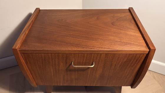 Image 1 of Comodino Louis van Teeffelen – Design olandese di metà secolo