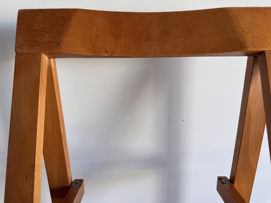 Vintage Trieste Folding chair by Aldo Jacober, Italian design 60s, Wood (photo 5 of 9)