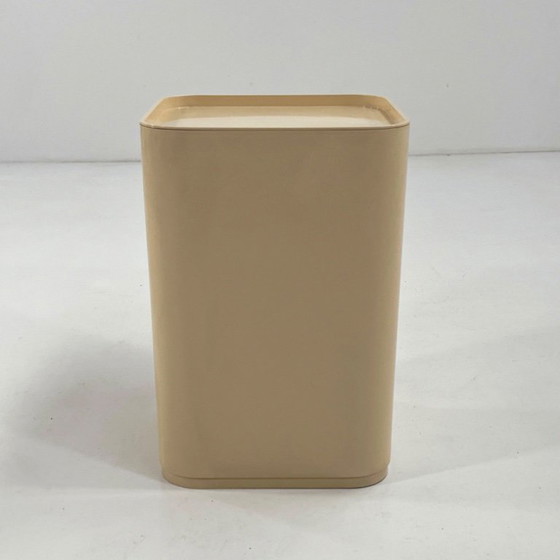 Image 1 of Cesto de ropa beige de Anna Castelli para Kartell, años 70