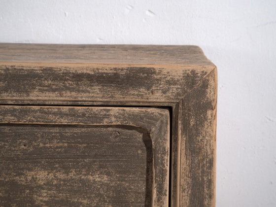 Antique sideboard in pine wood - China, circa 1950 – Sideboard cabinet, Iron (photo 26 of 40)