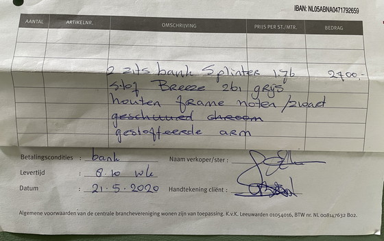 Image 1 of Harvink sofa splinter