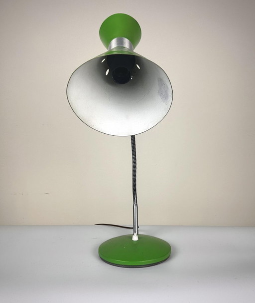 Vintage articulated lamp - pep green