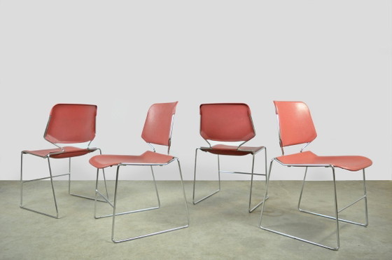 Image 1 of MATRIX Krueger dining chairs designed by Thomas Tolleson, USA 1970s