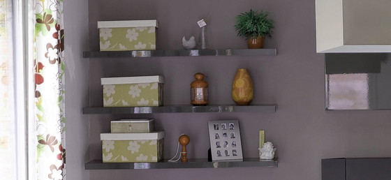 Image 1 of Conjunto Poliform: 1 mueble base, 1 mueble alto, 3 estantes