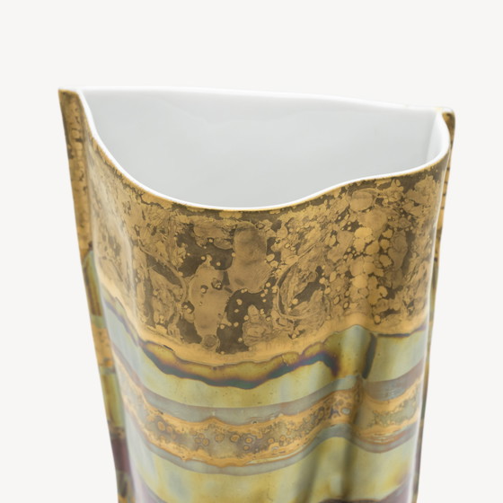 Image 1 of Rosenthal Studio Line Johan van Loon Drexler Fine Porcelain Art Vase Trio Eosin