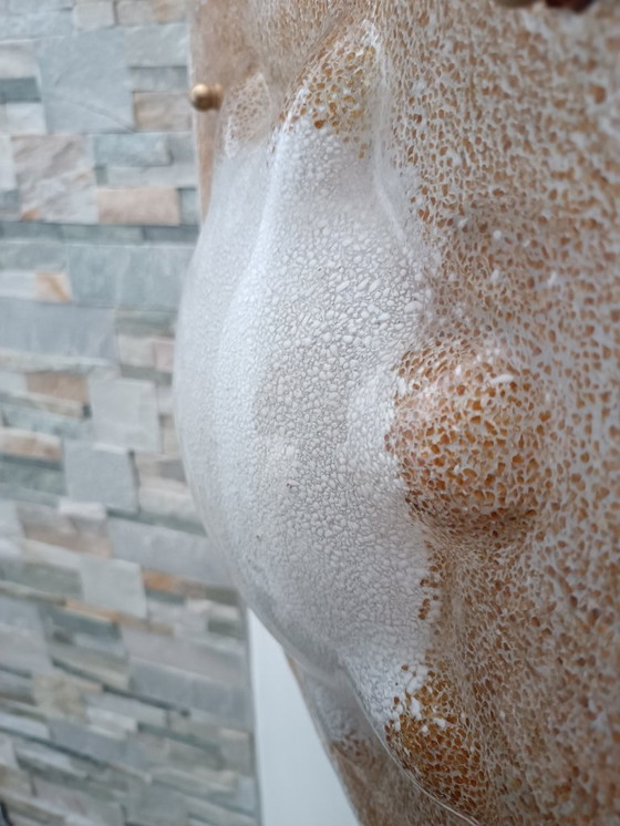 Image 1 of Important Murano slab wall light by Mazzega 1970s
