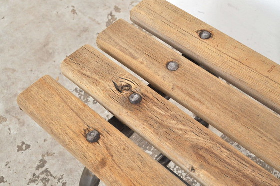 Image 1 of Vintage industrial bench/dressing room bench, 1950s