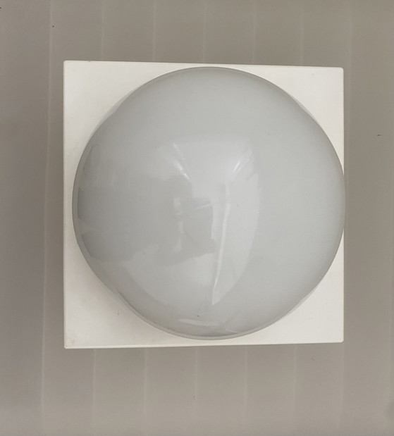 Image 1 of 2 lampade da soffitto/parete vintage in bachelite - anni '50 - stile industriale/era spaziale