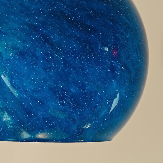 Image 1 of Vintage Peill & Putzler Galaxy Blue hanglamp