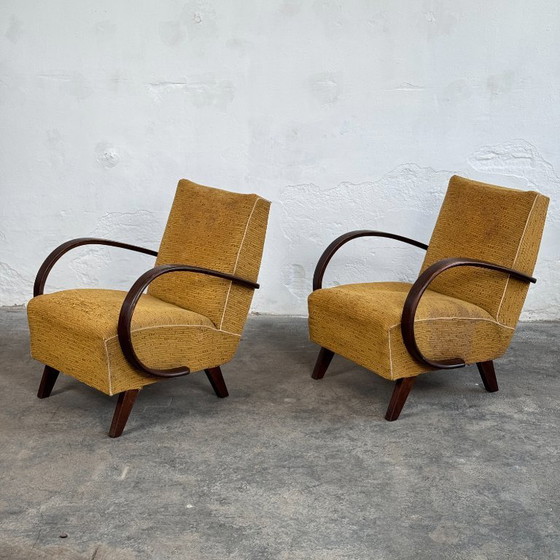 Image 1 of Pair of Halabala H-410 Armchairs, 1930s – Czechoslovak Art Deco