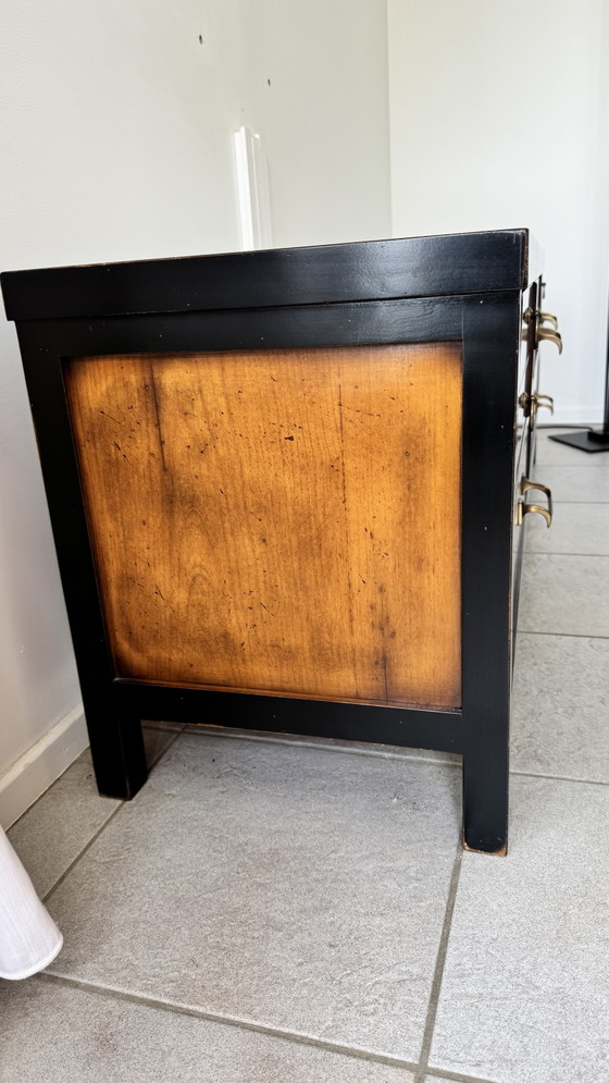 Vintage Chin Hua TV Stand from Century Furniture – TV furniture, Wood, Brass (photo 3 of 5)