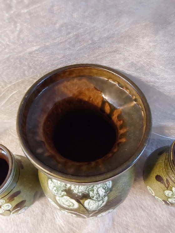 Image 1 of West Germany vases set hand-painted