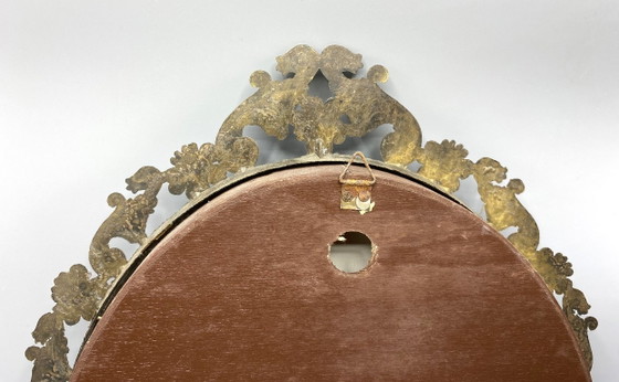 Ritratto Illuminato Vintage Paolina Bonaparte 40cm – Applique, Glass, Wood (photo 7 of 9)