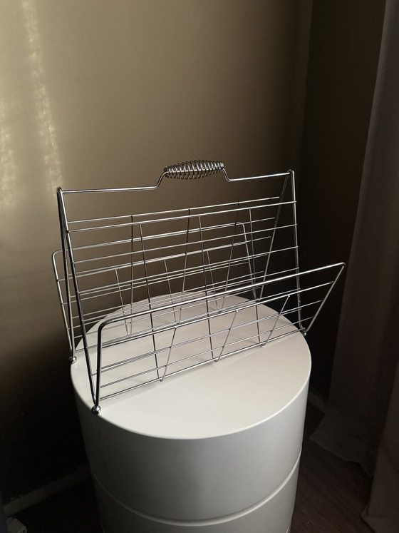 Image 1 of Revistero cromado, década de 1970