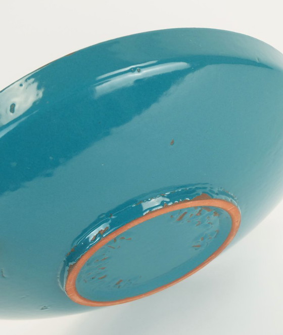 Image 1 of grande ciotola carstens piatto decorato ankara smalto grigio e marrone no. 1075-31 ceramica metà secolo 1960 wgp