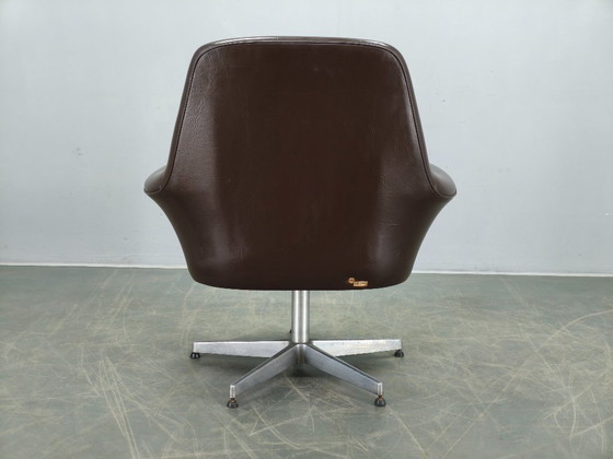 Image 1 of Sillón giratorio italiano Mobiltecnica Torino, década de 1960.
