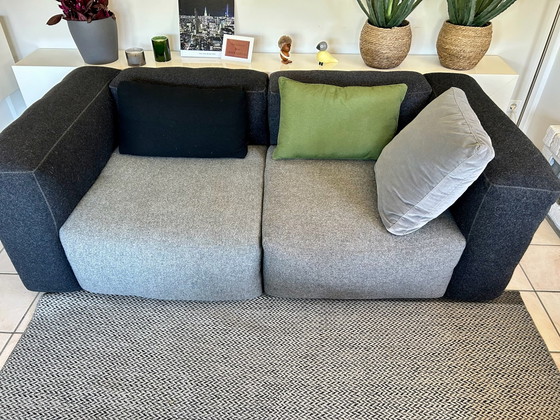 Set of 2 Mags 2 seaters Kvadrat Divina Melange – HAY, Textile, Wool (photo 14 of 15)
